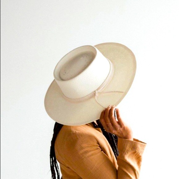 Gigi Pip Bre Pork Pie Straw Hat - Picture 1 of 8